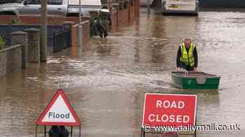 One in FOUR properties in England will be at risk of flooding by 2050 thanks to climate change - with Londoners most affected, report warns