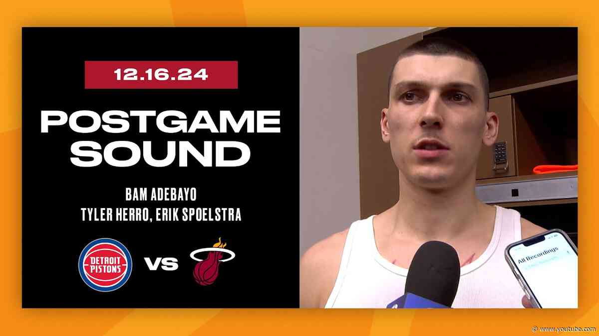 Bam Adebayo, Tyler Herro, Erik Spoelstra | Postgame Interview | December 16, 2024