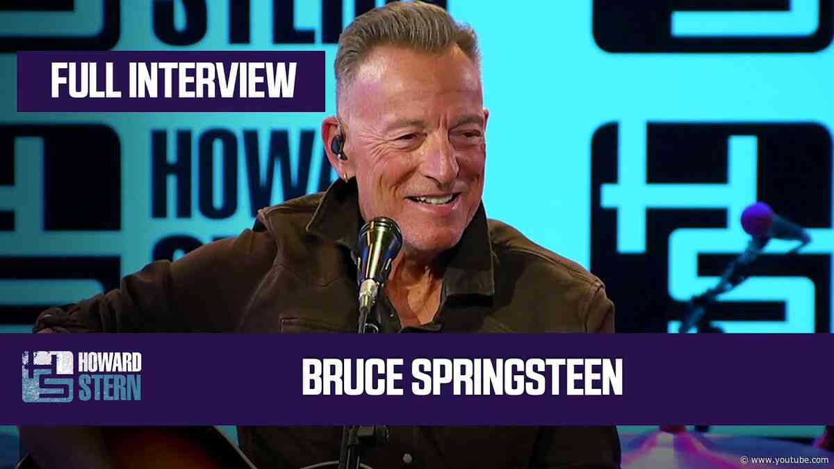 Bruce Springsteen and the E Street Band on the Howard Stern Show (FULL INTERVIEW)