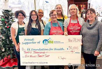 Thrift Shop helps Elk Valley health care