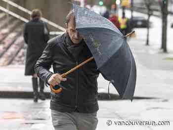 B.C. storm weather updates: Heavy rainfall set to hit South Coast