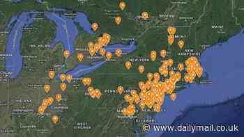 Interactive map reveals mystery drone hotspots as FBI issues warning