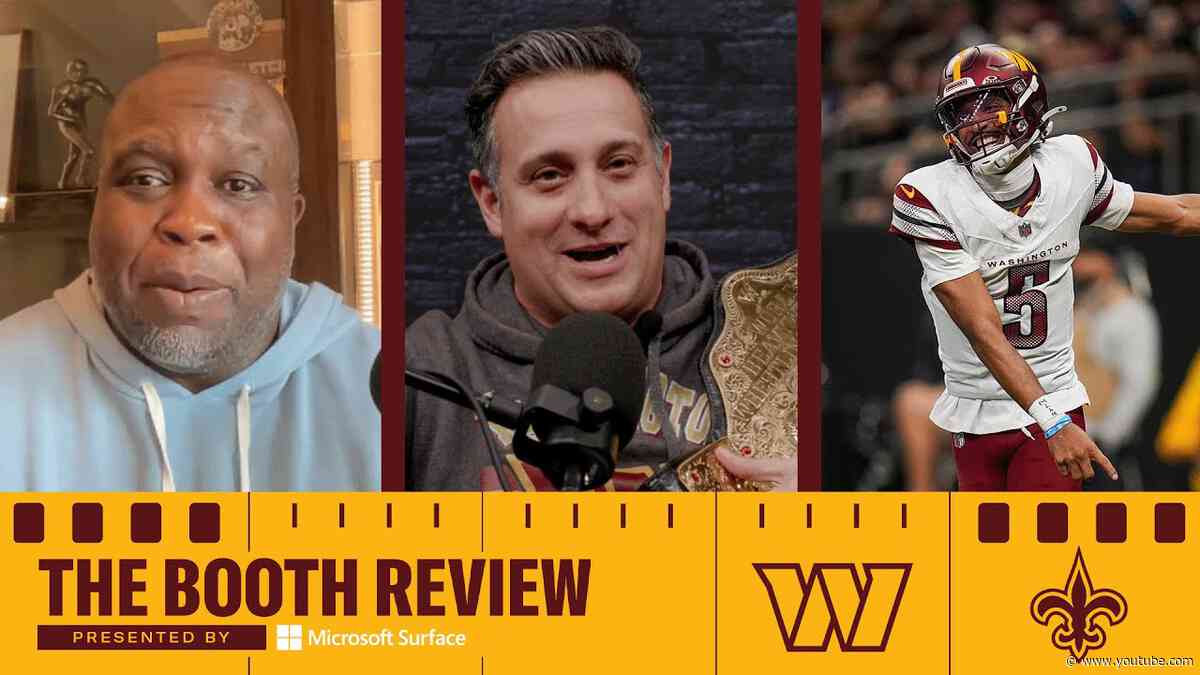 Gut-Check WIN! Recapping the Thriller in New Orleans | Booth Review | Washington Commanders | NFL