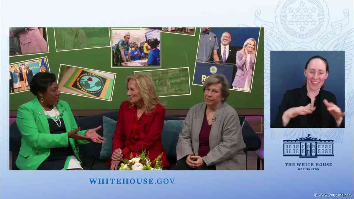 First Lady Jill Biden Hosts Virtual Thank You Event for Educators