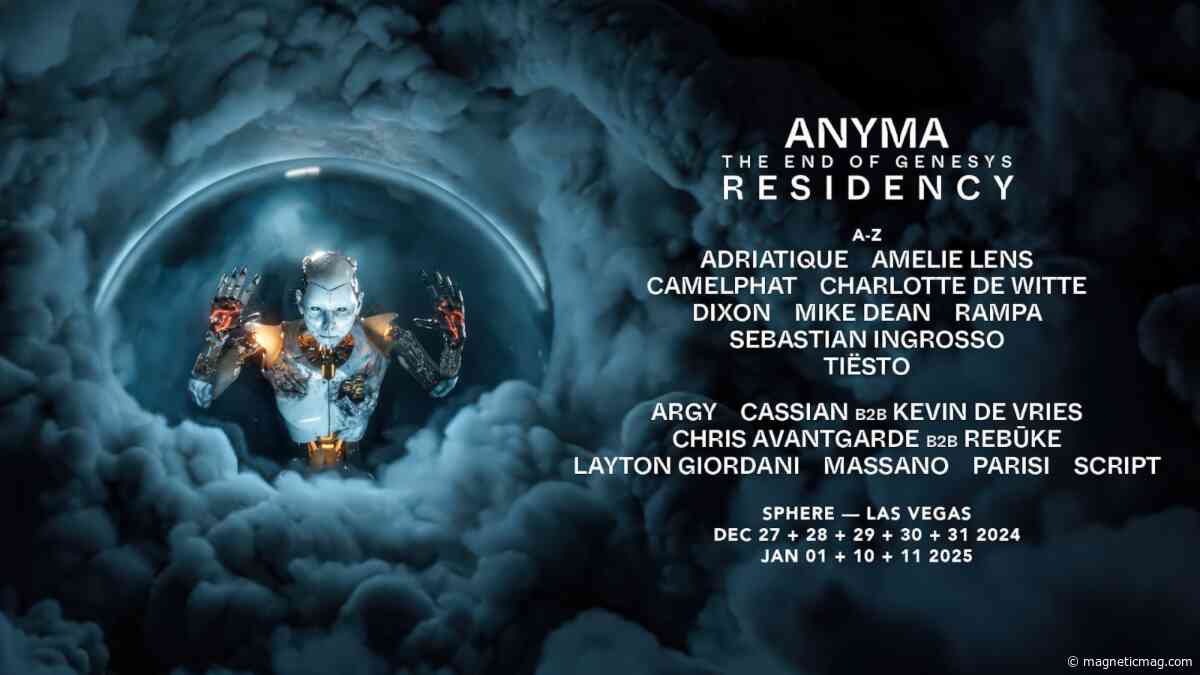 Anyma Extends Residency At Sphere With Two Additional January Shows