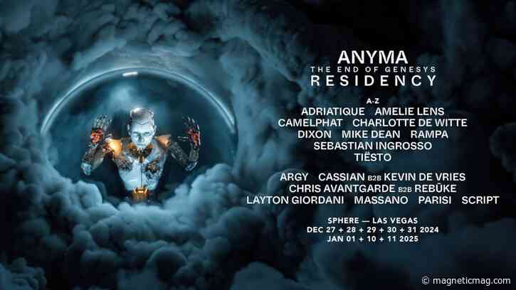 Anyma Extends Residency At Sphere With Two Additional January Shows