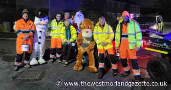 Cumbrian rescue team brings festive cheer to villages with 'magical' event