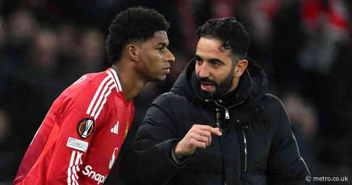 Ruben Amorim speaks out after Marcus Rashford casts doubt on Man Utd future