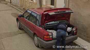 Love triangle murder mystery is solved by macabre Google Street View picture showing man 'loading body bag into the back of a car'