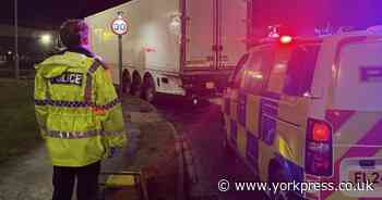 Lorry driver found three times over the drink driving limit in North Yorkshire