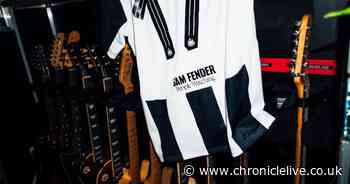 Sam Fender Newcastle United shirt unveiled as Mags to play in special kit v Brentford