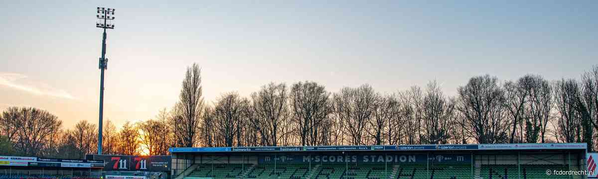 Kantoor FC Dordrecht gesloten met de feestdagen