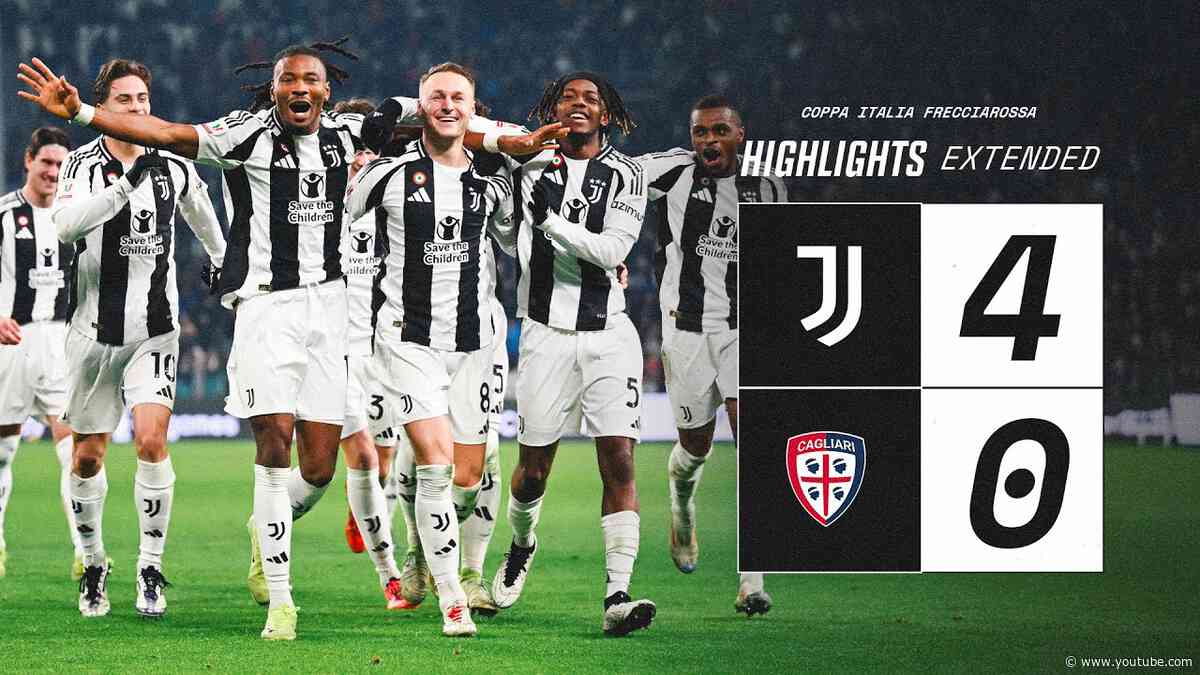 EXTENDED HIGHLIGHTS | Juventus 4-0 Cagliari | Koop's STUNNING Free Kick & Nico's Cheeky Chip!