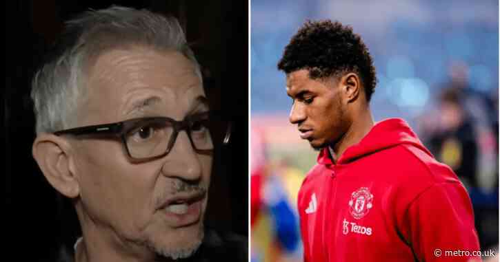 Gary Lineker sends classy message to Marcus Rashford after Manchester United transfer bombshell