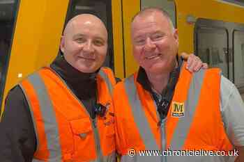 First new Tyne and Wear Metro train's drivers hail 'early Christmas present'