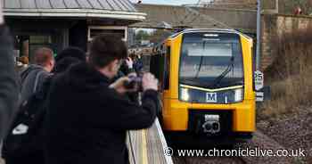 Tyne and Wear Metro's new train marks 'first step to a more reliable and improved service'