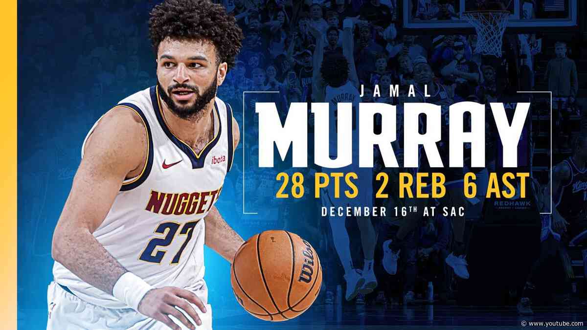 Jamal Murray Hits Game Winner vs. Kings 😱 | Full Game Highlights 12/16/24