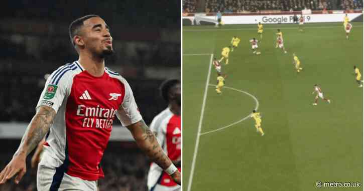 Why Gabriel Jesus’ second goal for Arsenal against Crystal Palace was not ruled out for offside