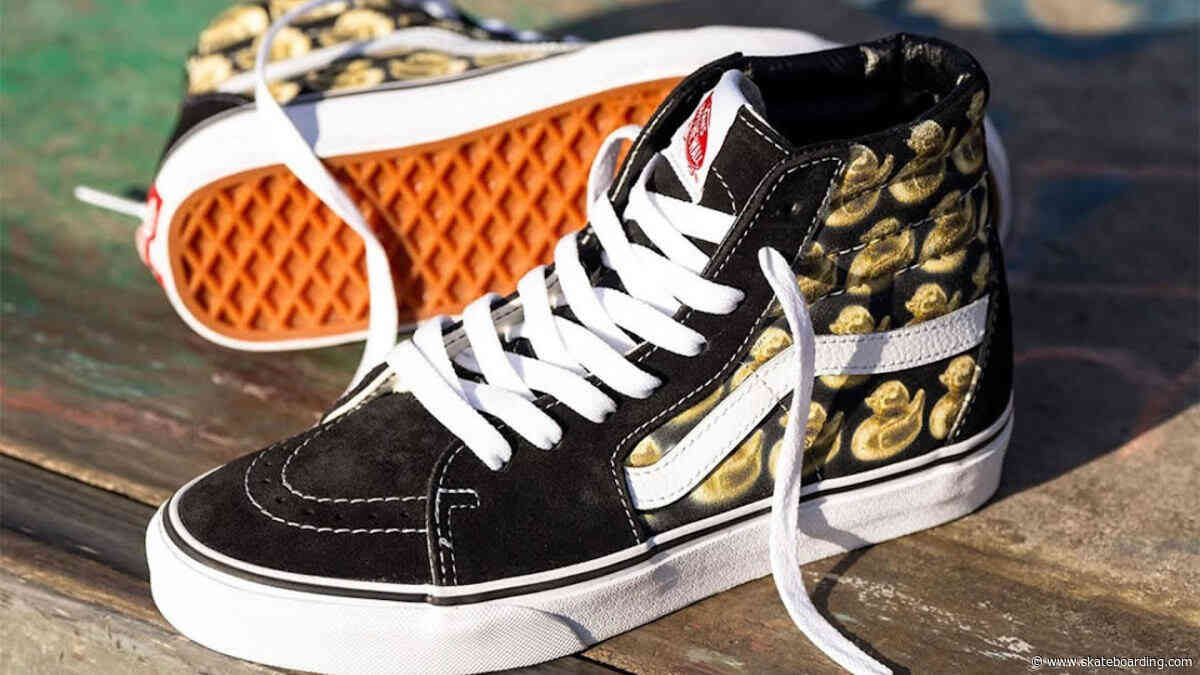 Vans Celebrates Gold Medalist Arisa Trew with Custom Sk8-Hi Featuring All-Over Duck Print