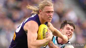 Fremantle star Hayden Young creates AFL history after signing MONSTER contract extension