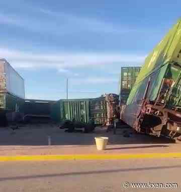 One killed, four injured following crash, train derailment in Pecos