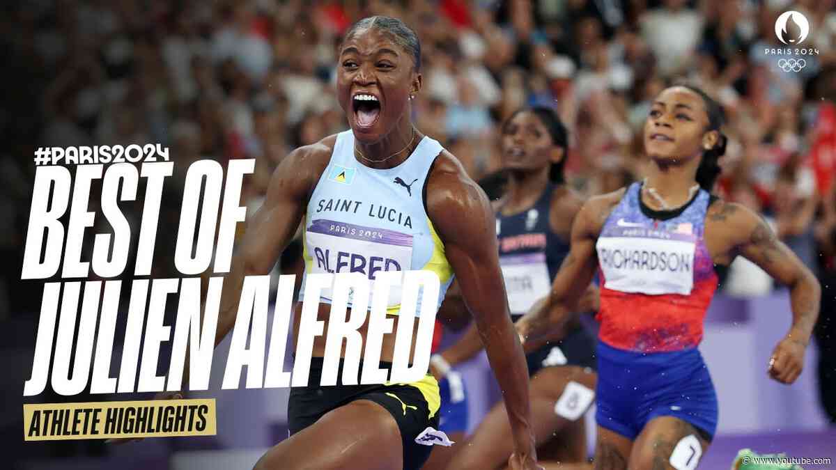 ✨The best of Julien Alfred at the Olympics 🏃‍♀️| Athlete Highlights