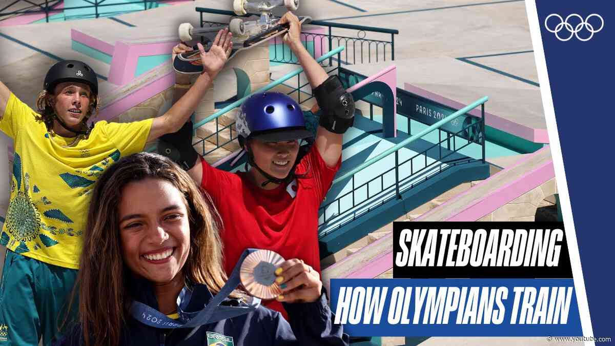 🛹How skateboarders train🤯 | How Olympians Train