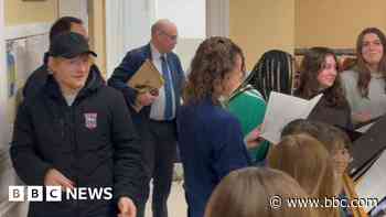 'Can I listen?' - Ed Sheeran surprises choir