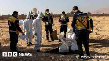 Syria mass graves: Daunting task of searching for and naming the dead