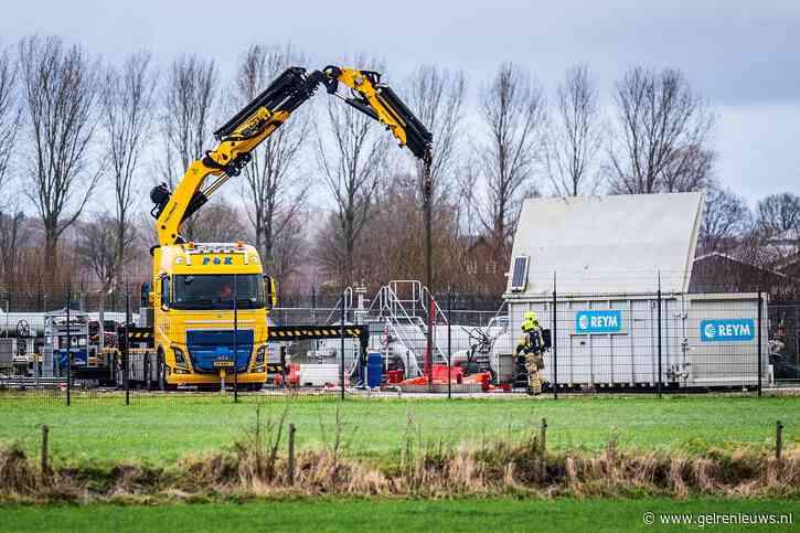 Brand tijdens onderhoud Gasunie: N336 dicht voor verkeer