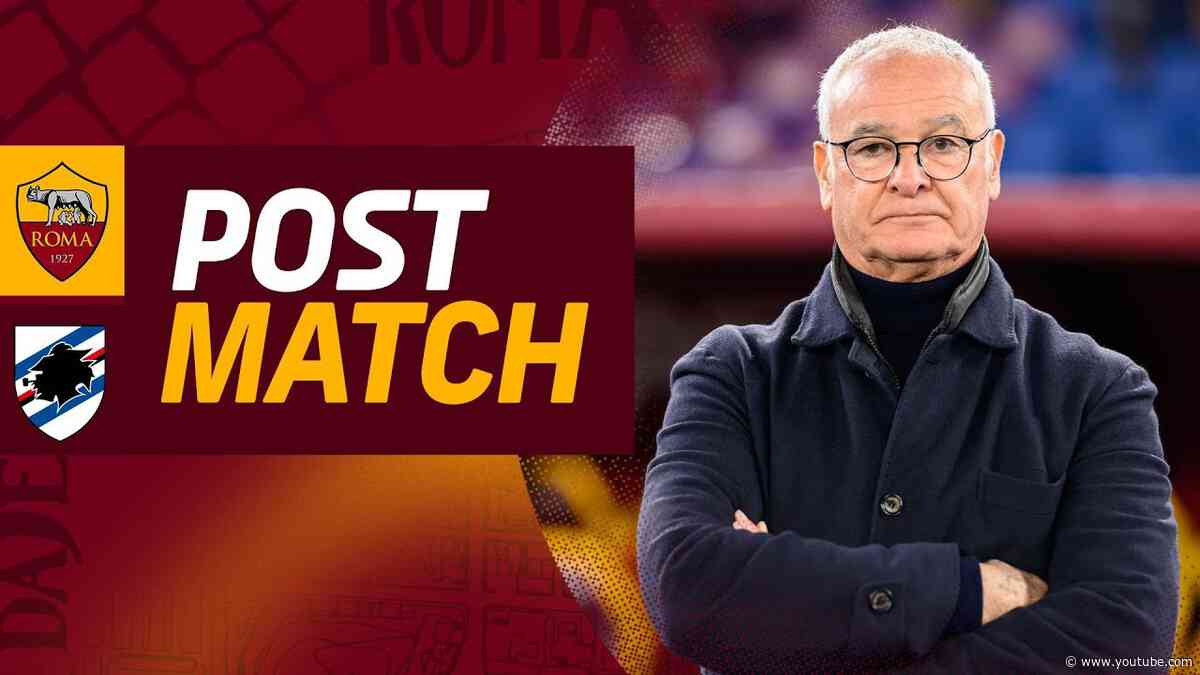 CLAUDIO RANIERI | INTERVISTA POST ROMA-SAMPDORIA