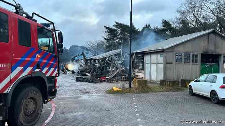 Loods op kazerneterrein brandt af na kerstfeest van militairen