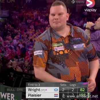 Wesley Plaisier uitgeschakeld op WK darts