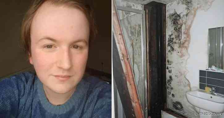 Man flees mould-infested flat after stench of sewage bursts from the walls