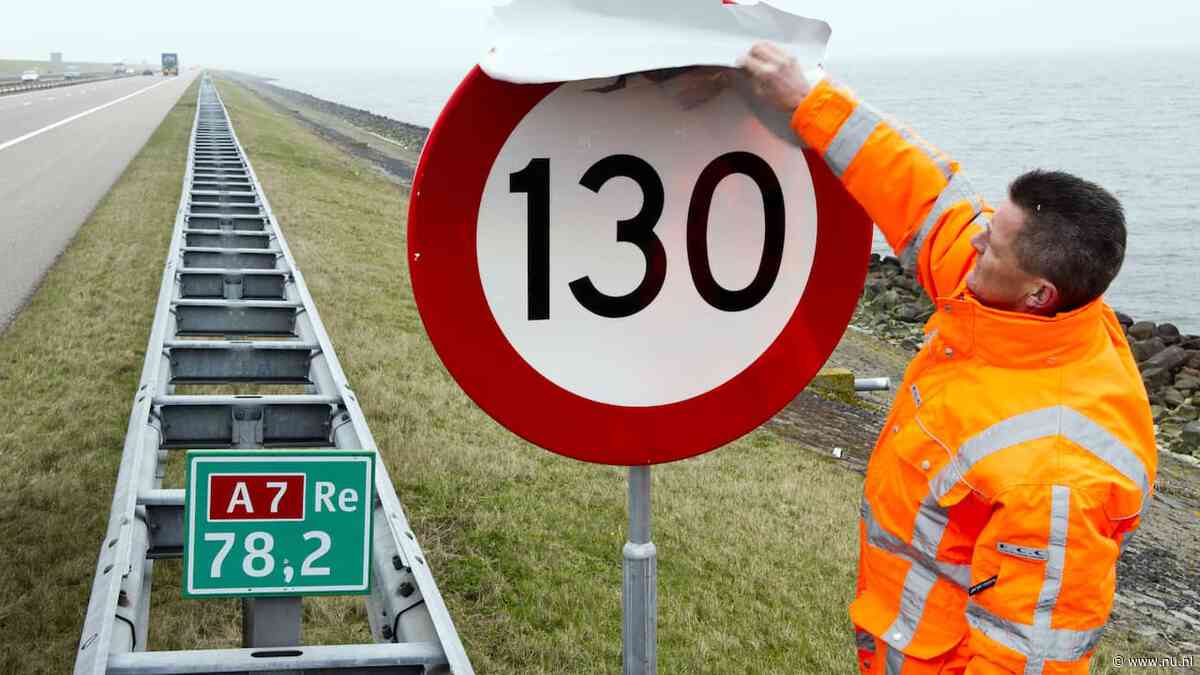 Maximumsnelheid naar 130 kilometer per uur op drie stukken snelweg