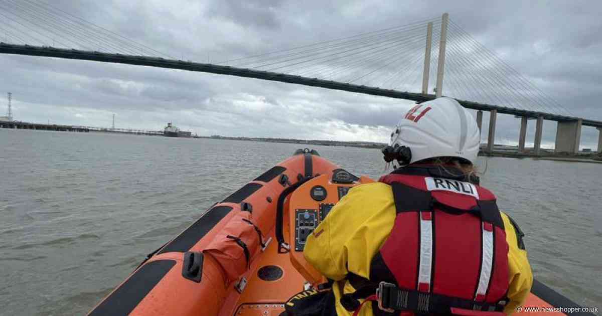 Lifeboat crew sent to help workman ‘having stroke’ on ship near Belvedere