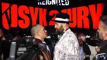 Tyson Fury vs Oleksandr Usyk press conference RECAP: Gypsy King and undisputed world champion pulled apart after incredible 10-MINUTE stare off ahead of Saturday's rematch