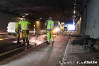 Wegdek Tervuursesteenweg tijdig hersteld en dus blijft tunnel open