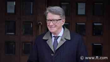 Lord Peter Mandelson to be UK’s next ambassador to US