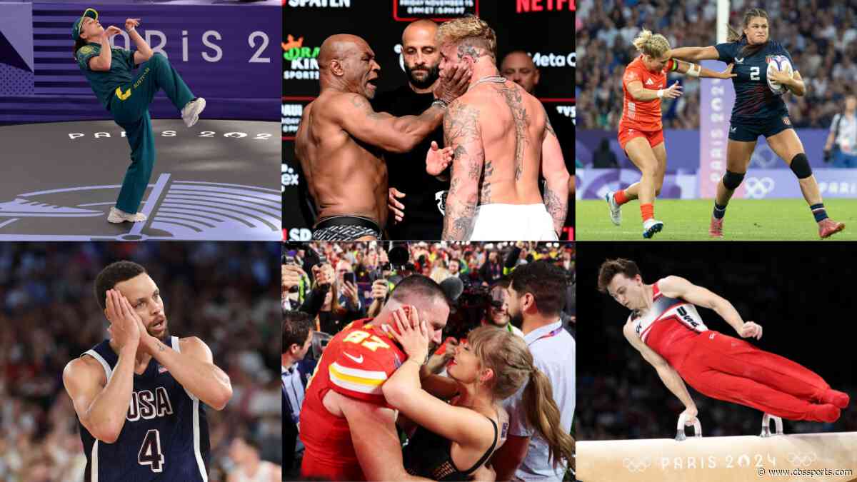 24 most viral sports moments of 2024: Scottie Scheffler's arrest, Mike Tyson's cheeks, Olympic feats lead list