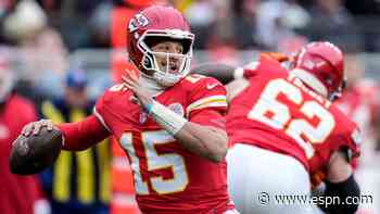 Chiefs' Mahomes cleared to start against Texans