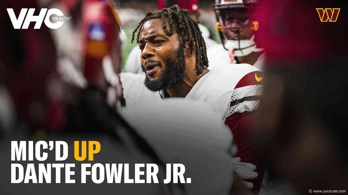 Dante Fowler Jr. Mic'd Up for Week 15 vs. the New Orleans Saints | Washington Commanders