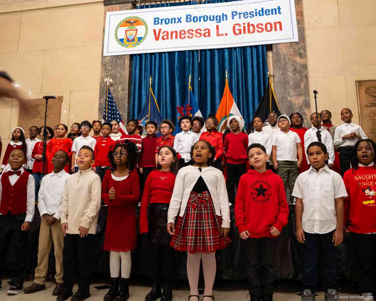 Bronx BP Gibson debuts Winter Holiday Concert