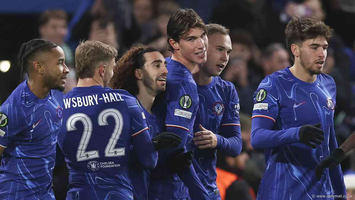 Chelsea 5-1 Shamrock Rovers: Marc Guiu scores a first-half hat-trick as Blues maintain 100% record in Europe with their young stars stealing the show again