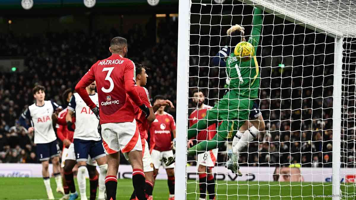 Tottenham vs Man United - Carabao Cup RECAP: Spurs reach semi-final as goalkeeping errors litter SEVEN-goal thriller