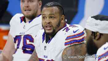 Bills star Dion Dawkins, fiancée and children escape injury as plane crashes in yard of their Buffalo home