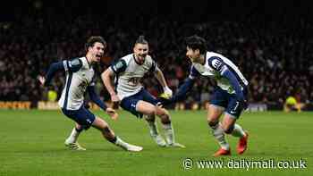 Ange Postecoglou launches into passionate defence of his tactics after Spurs nearly threw away three-goal lead in frantic 4-3 win over Man United