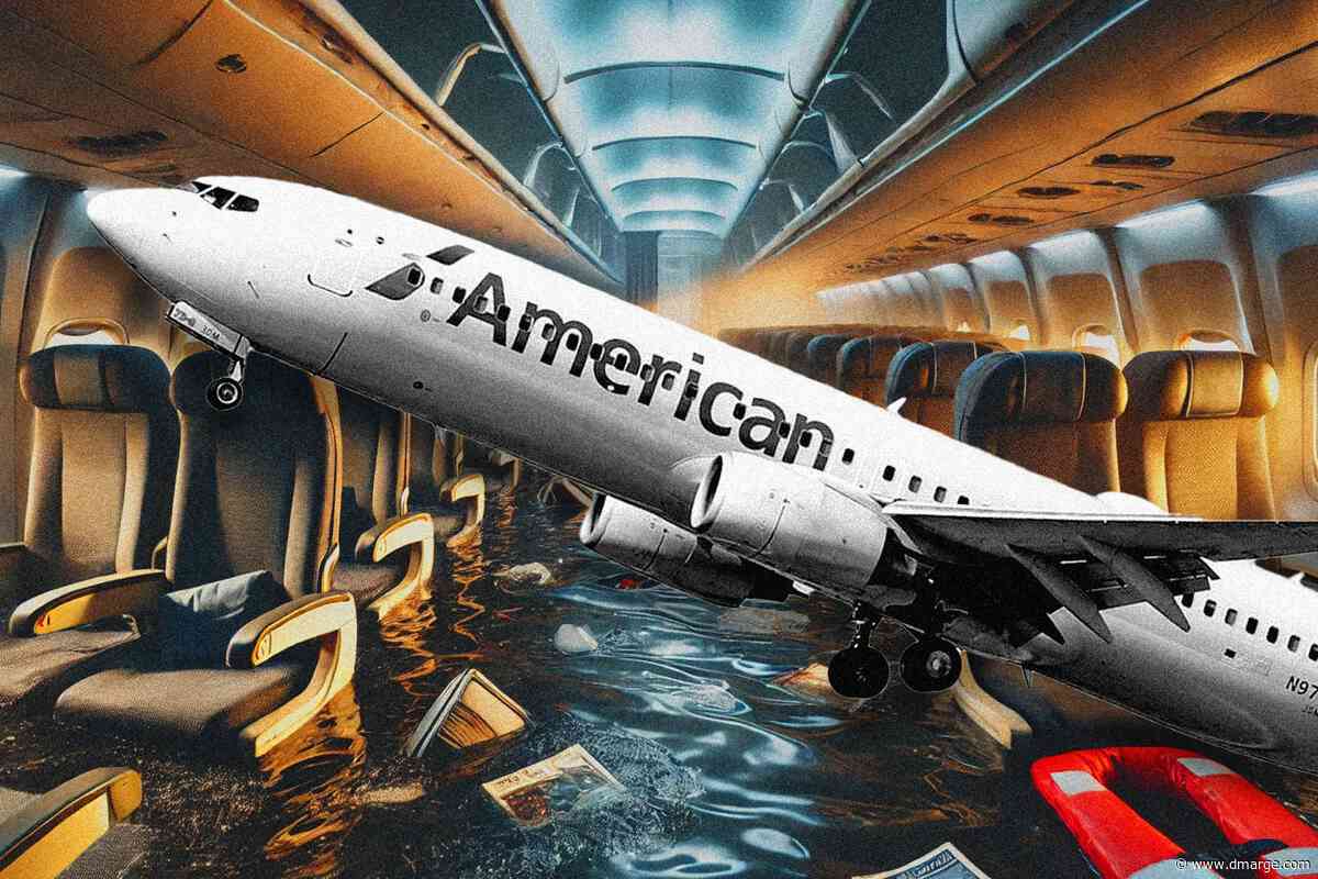 American Airlines ‘Disgusting’ Mid-Flight Flood Sees Flyers Run From Bathroom Overflow