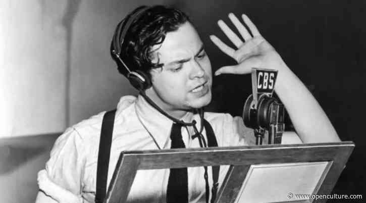 Hear Orson Welles’ War of the Worlds Radio Broadcast from 1938: The Original Tale of Mysterious Objects Flying Over New Jersey