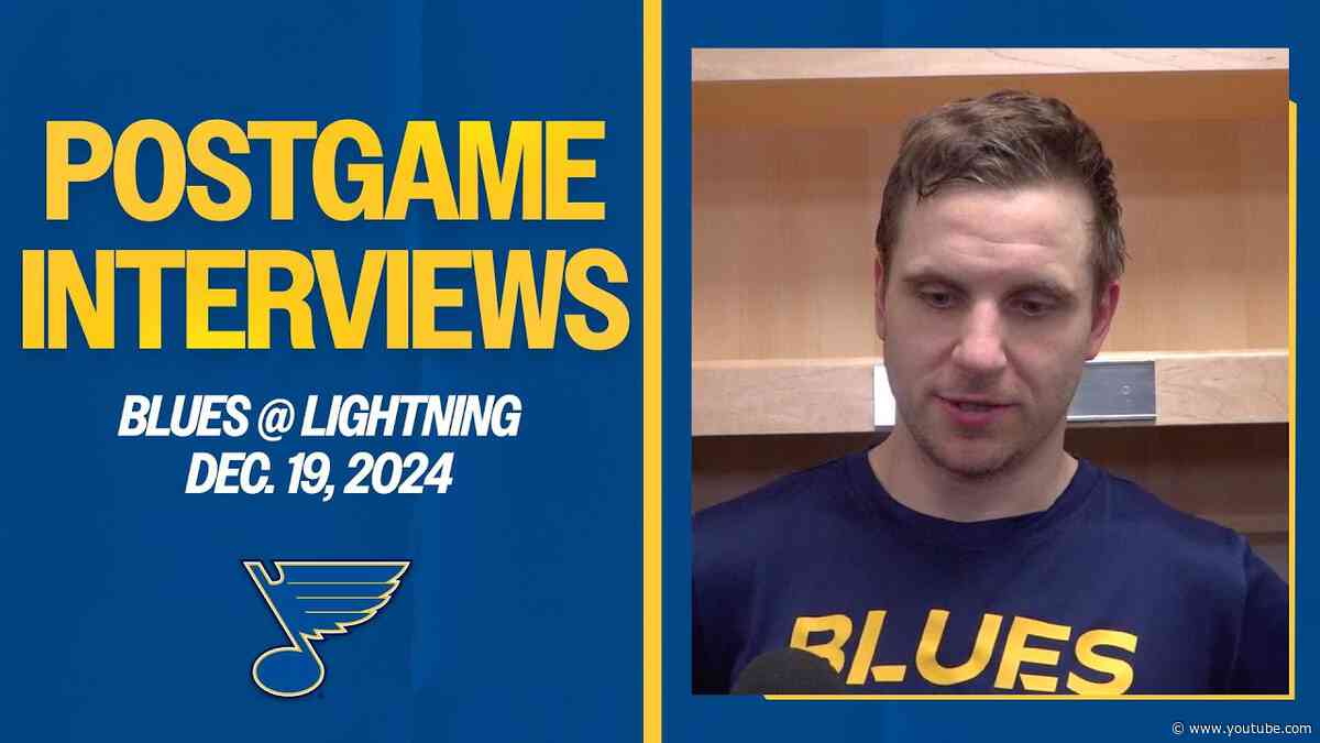 Dec. 19: Postgame Interviews